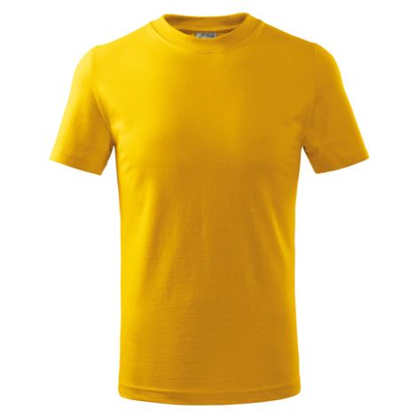 Malfini Classic 160 Detské tričko 100 žltá
