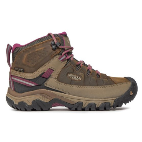 Keen Trekingová obuv Targhee III Mid Wp 1018178 Hnedá