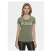 Guess Tričko Pony Hair W4RI45 J1314 Zelená Slim Fit