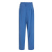 VILA Plisované nohavice  modrá