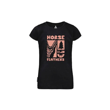 HORSEFEATHERS Detské tričko Ibis - black BLACK