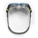 Plavecké okuliare Active zrkadlové sklá najväčšia veľkosť čierno-modré