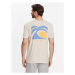 Quiksilver Tričko Arts In Palm EQYZT07249 Béžová Regular Fit