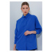 Bigdart 3900 Oversize Long Basic Shirt - B.blue