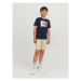 Jack&Jones Junior Tričko 12237411 Tmavomodrá Regular Fit