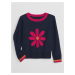 GAP Children's sweater with flower - Girls