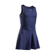 Tenisové šaty TDR500 námornícke modré
