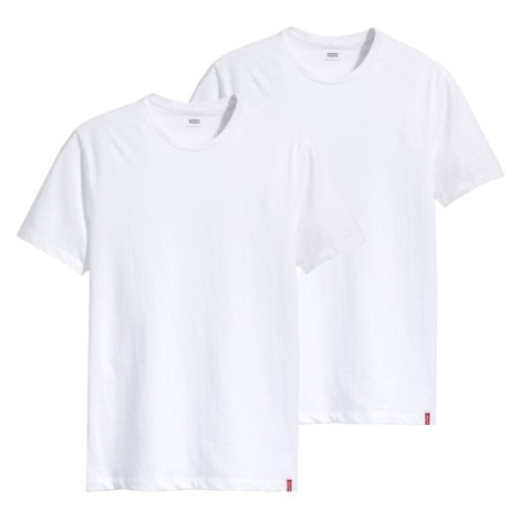 Levi's&reg; SLIM 2PK CREWNECK 1 Pánske tričko, biela, veľkosť