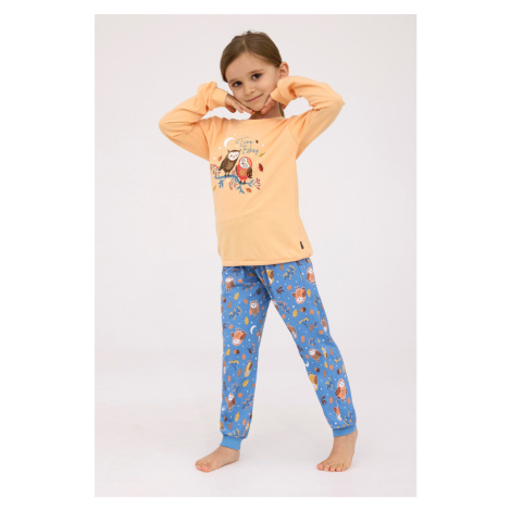 Dievčenské pyžamo GIRL KIDS DR 977/176 OWLS 2 Cornette