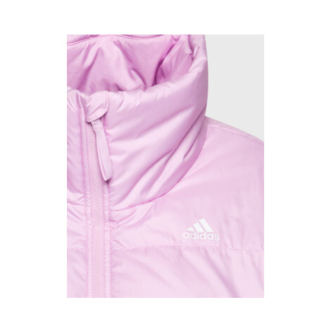 Adidas Vatovaná bunda Bsc HG4884 Ružová Loose Fit