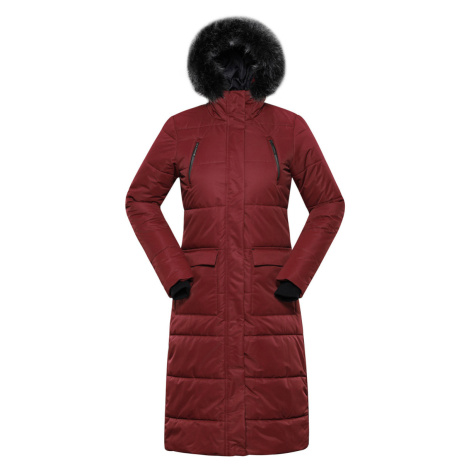 Alpine Pro Berma Dámsky zimný kabát LCTY150 pomegranate
