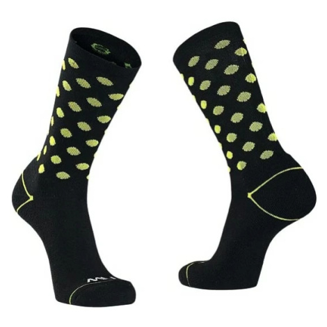Cyklistické ponožky NorthWave Core Sock Black/Yellow Flu North Wave