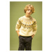 DEFACTO Boy's Crew Neck Knitwear Sweater