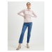 Orsay Apricot Womens Ribbed Polo T-Shirt - Women