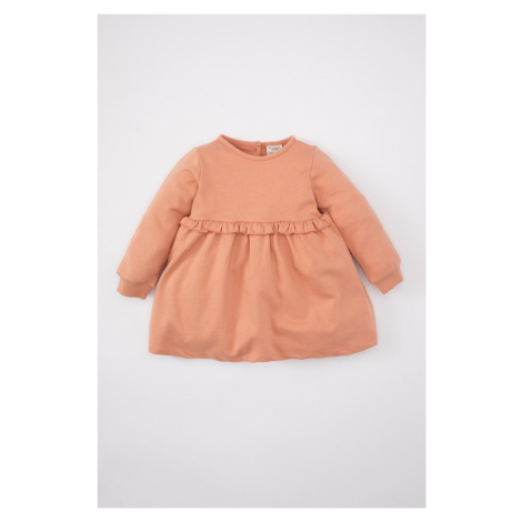 DEFACTO Baby Girl Long Sleeve Basic Dress