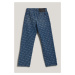 Džínsy Karl Lagerfeld Karl Aop Gf Denim Pants Blue Karl Aop Denim