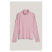 ROLÁK GANT SLIM RIB TURTLENECK DUSTY PINK