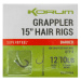 Korum náväzec grappler 15” hair rigs barbed 38 cm - veľkosť háčika 12 priemer 0,26 mm nosnosť 10