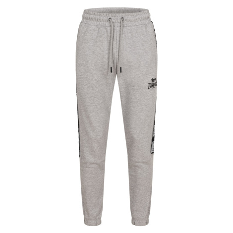 LONSDALE Športové nohavice 'Grutness'  sivá melírovaná / čierna