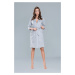 Megan bathrobe with 3/4 sleeve - melange