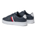 Tommy Hilfiger Sneakersy Supercup Lth Stripes Ess FM0FM04895 Tmavomodrá