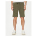 Pepe Jeans Bavlnené šortky Gymdigo Cargo Short PM801077 Kaki Regular Fit