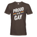 Pánské tričko s potlačou Proud to be gay - tričko na podporu komunity LGBT