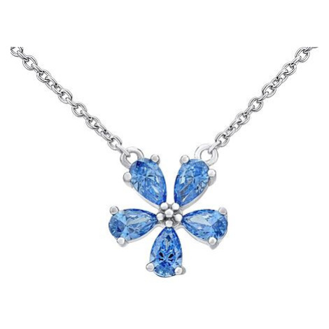 Silvego Strieborný náhrdelník ALEXANDRIA so Swarovski® Zirconia MW10816A