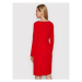 Lauren Ralph Lauren Každodenné šaty 250818690004 Červená Regular Fit