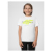 Boys' cotton T-shirt 4F