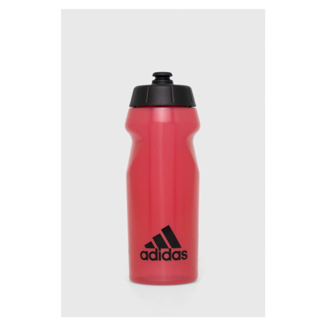 Fľaša adidas Performance 500 ml červená farba, HT3524