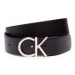 Calvin Klein Dámsky opasok Ck Adj.Logo Belt 3.5Cm K60K602141 Čierna