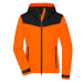 James&amp;Nicholson Dámska softshell bunda JN1179 Neon Orange