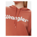 Wrangler Mikina 112350336 Oranžová Regular Fit