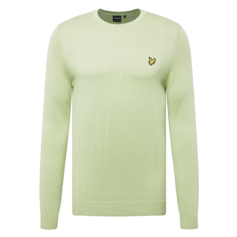 Lyle & Scott Sveter  žltá / pastelovo zelená / čierna