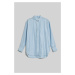 KOŠEĽA GANT RELAXED SILK SHIRT DOVE BLUE