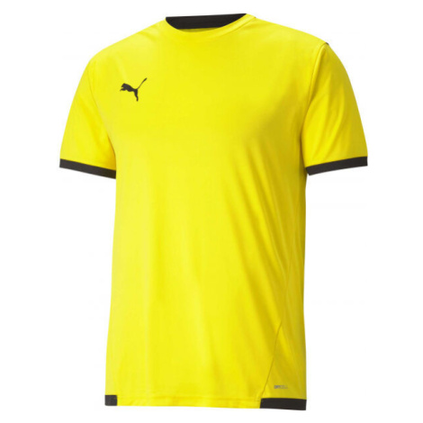 Puma TEAM LIGA JERSEY Pánske futbalové tričko, žltá, veľkosť