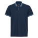 BLEND POLO REGULAR FIT Pánske tričko polo, tmavo modrá, veľkosť