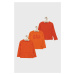 Detská bavlnená košeľa s dlhým rukávom GAP oranžová farba, s potlačou