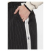 Tommy Hilfiger Bavlnené nohavice Relaxed Straight Pinstripe Pant WW0WW40513 Čierna Straight Fit