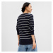 Svetr GAP Bella Crew Navy Stripe