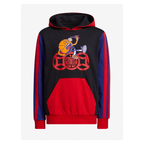 Red-Black Boys Sweatshirt adidas Performance - unisex