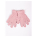 Yoclub Kids's Children's Basic Gloves RED-MAG4U-0050-005