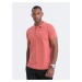 Ombre Pique knit polo shirt