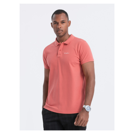 Ombre Pique knit polo shirt