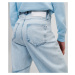 Džínsy Karl Lagerfeld Wide Leg Denim Pants Modrá