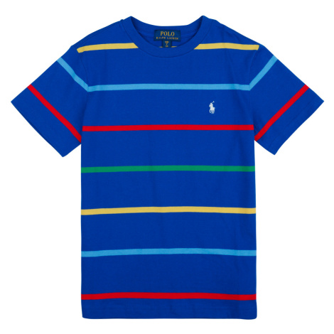 Polo Ralph Lauren  SSCNM2-KNIT SHIRTS-T-SHIRT  Tričká s krátkym rukávom Modrá