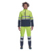 Cerva Granada Pánska HI-VIS softshellová bunda 03010592 žltá/navy