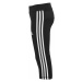 ADIDAS PERFORMANCE Športové nohavice  biela / čierna