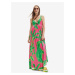 Green-pink Desigual Damila Dress - Ladies